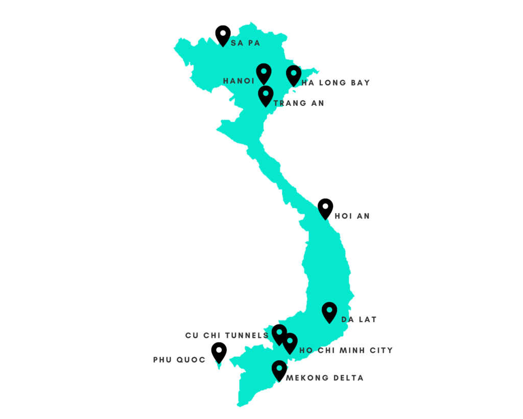 Vietnam - Reisroute 3 weken backpacken van Noord naar Zuid