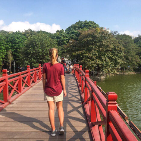 Hanoi - Lake and Bridge