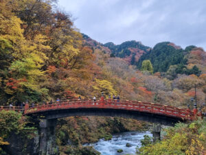 bridge of nikko in Japan